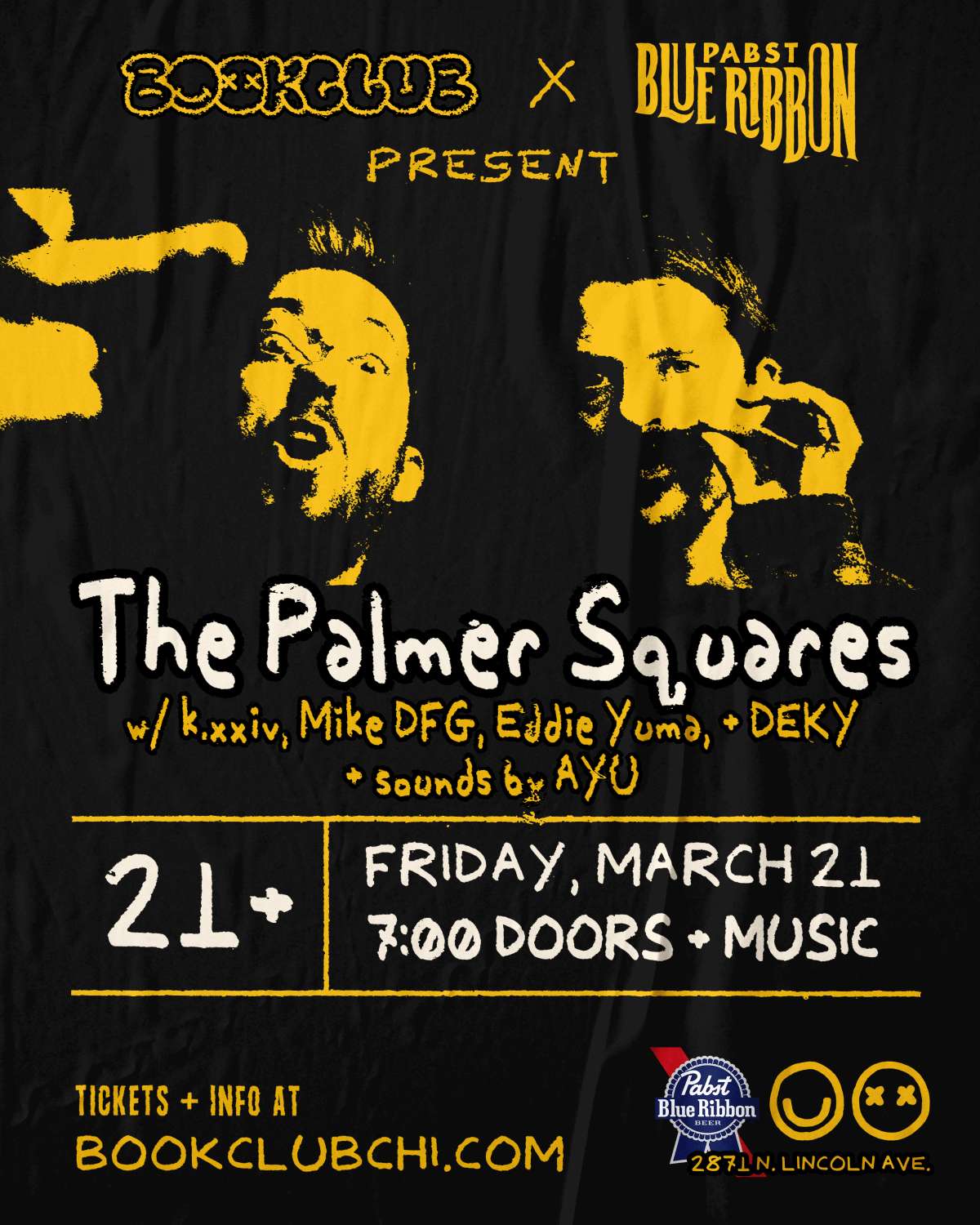 The Palmer Squares + k.xxiv + Mike DFG + Eddie Yuma + DEKY + AYU