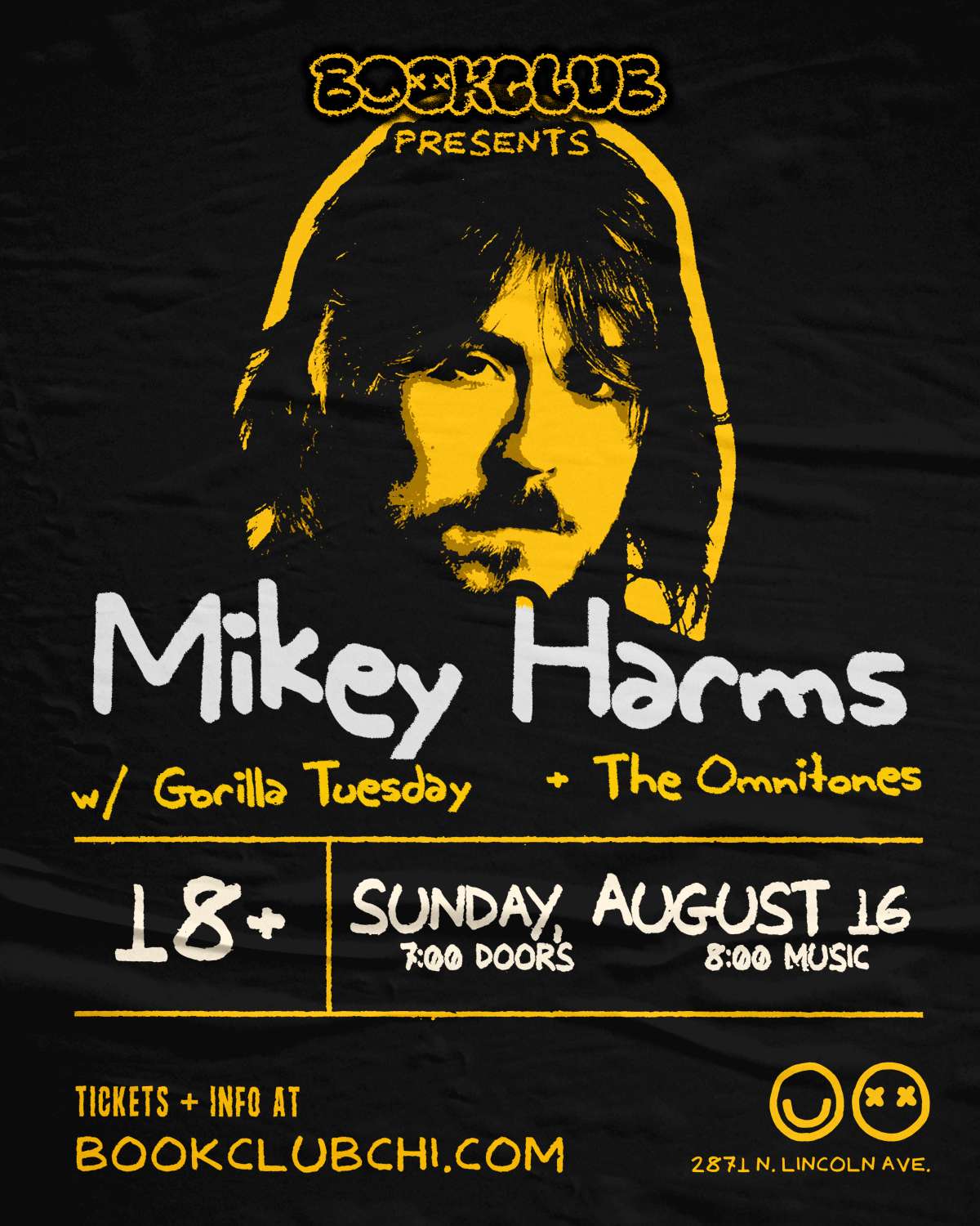 Mikey Harms + Gorilla Tuesday + The Omnitones