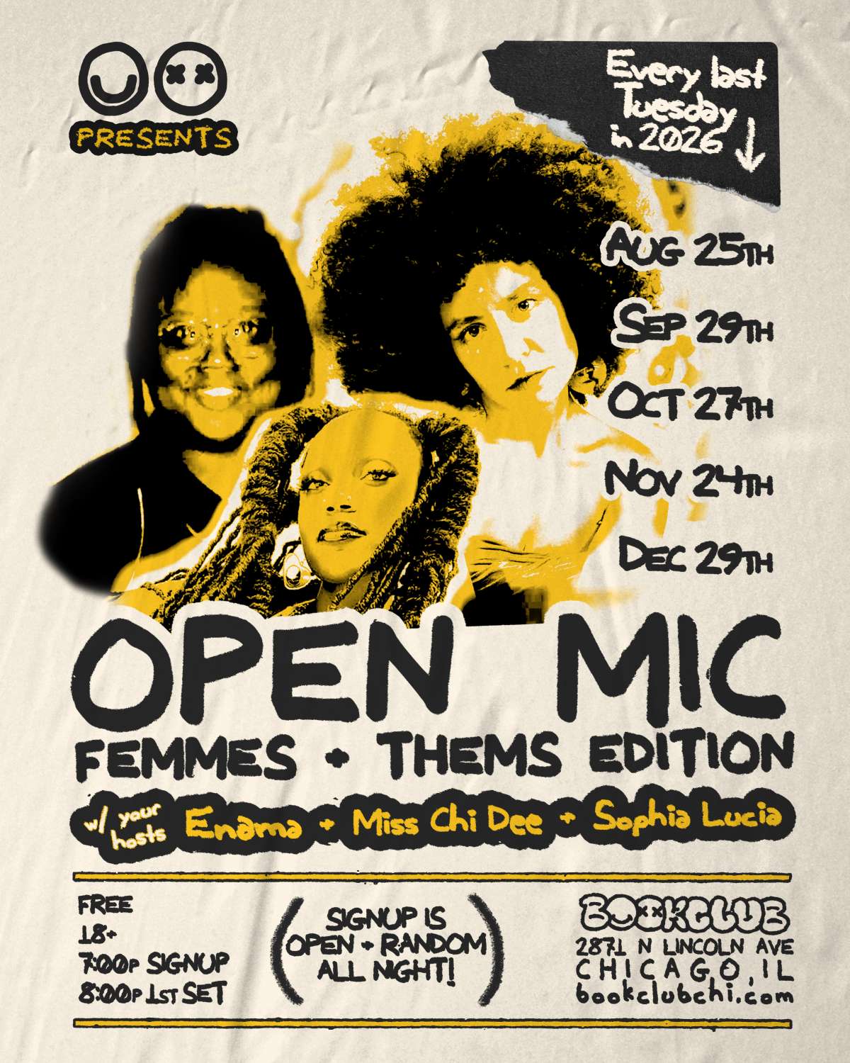 Open Mic: Femmes + Thems Edition 001