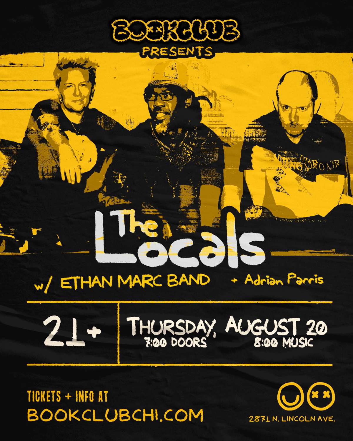The Locals + ETHAN MARC BAND + Adrian Parris