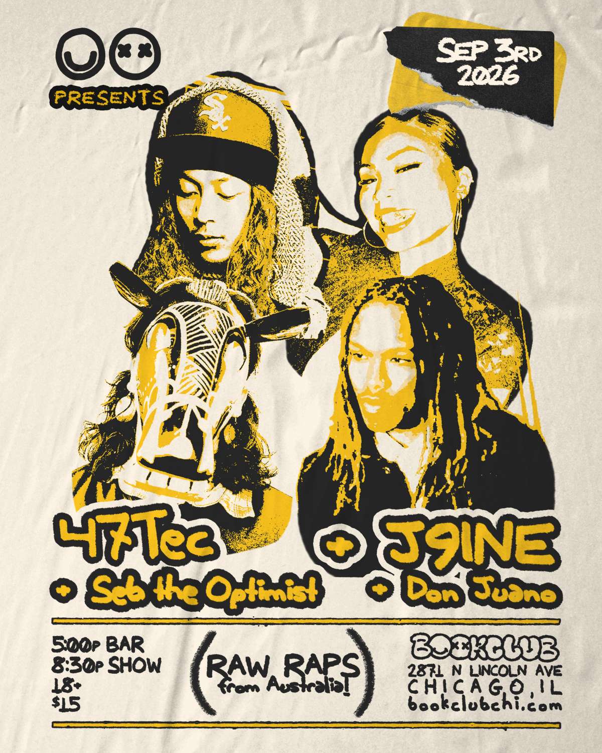 47Tec + J9INE + Seb The Optimist + Don Juano