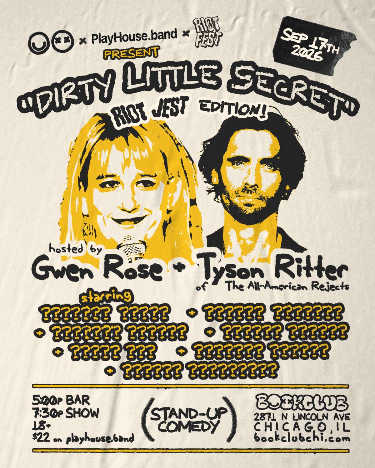 “DIRTY LITTLE SECRET”: RIOT JEST EDITION