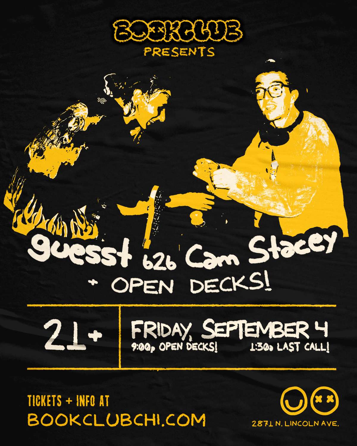 guesst x Cam Stacey + open decks!