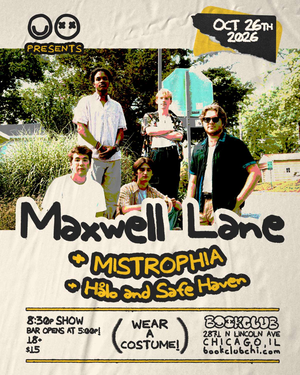 Maxwell Lane + MISTROPHIA + Hålo and Safe Haven
