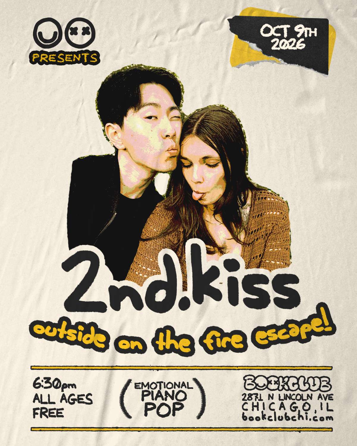2ND.KISS OUTSIDE ON THE FIRE ESCAPE